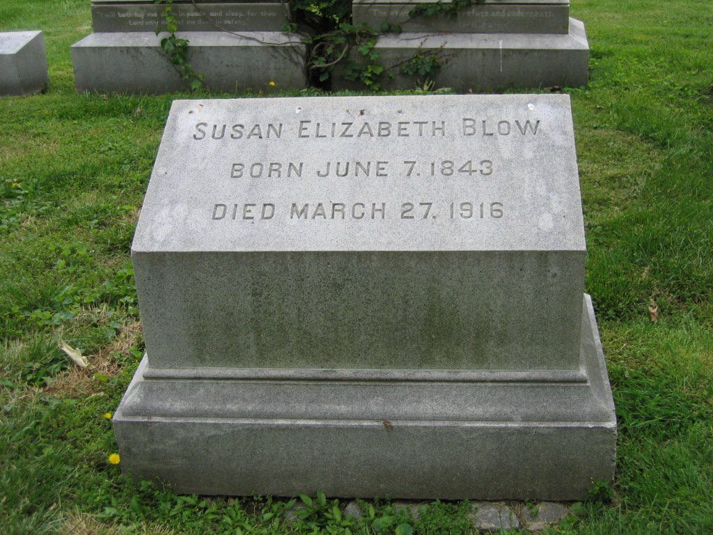 Susan Blow: June 7, 1843-March 26, 1916